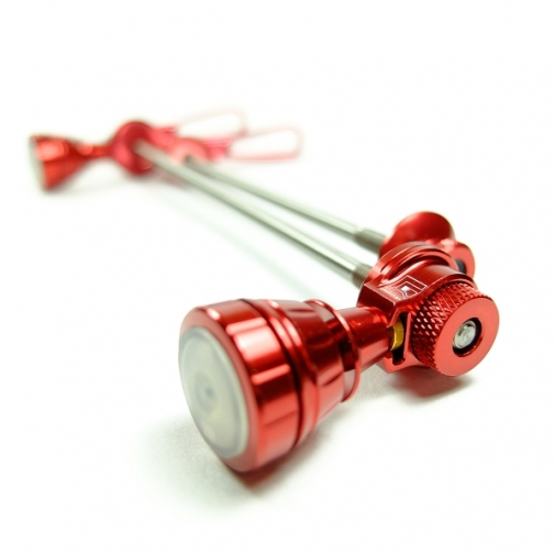 Aluminum Lever QR Skewer with lights