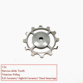 Narrow wide tooth Pulley Made of titanium