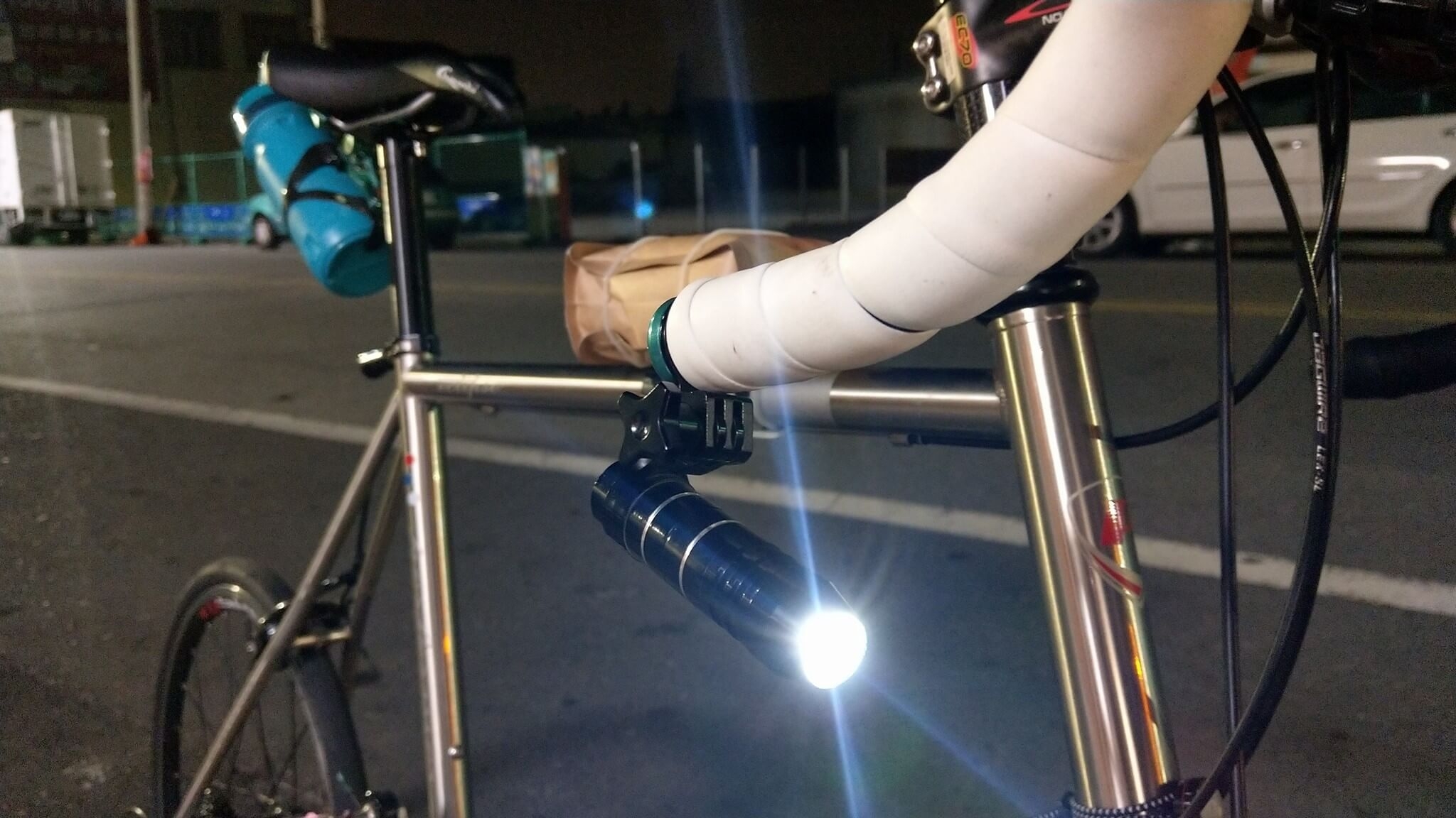 handlebar end light